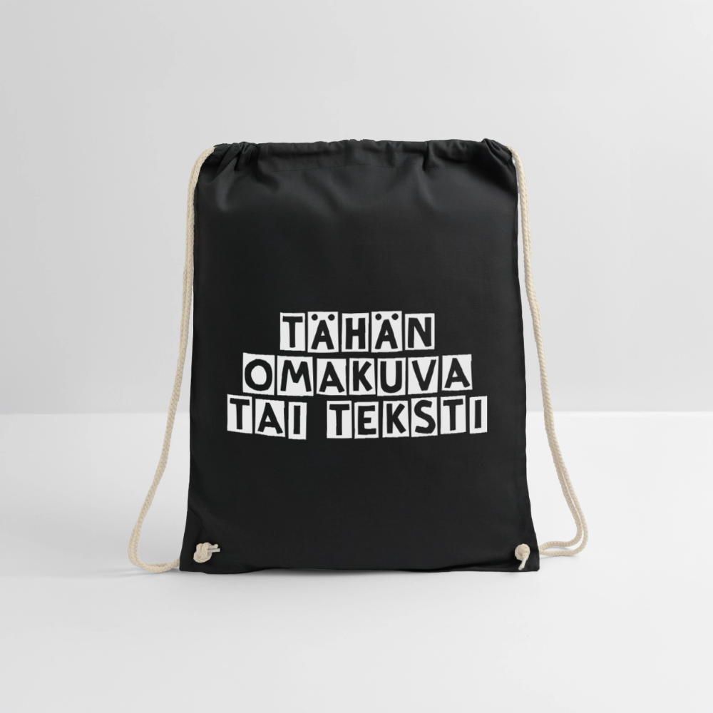 Jumppakassi omalla kuvalla - musta