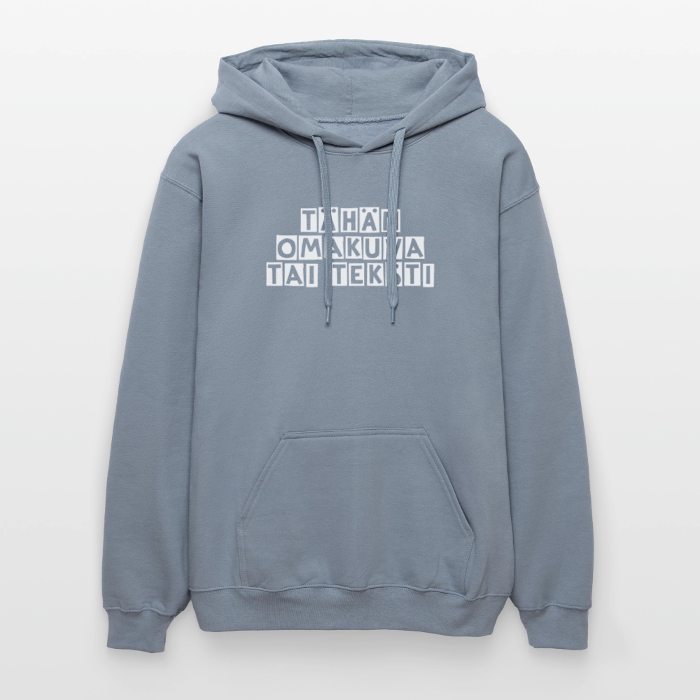 Gildan Unisex Softstyle® Midweight huppari omalla kuvalla - sininen