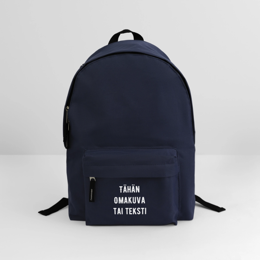 Reppu Omalla kuvalla - navy