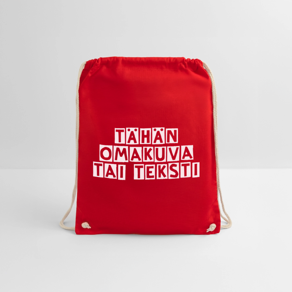 Jumppakassi omalla kuvalla - punainen