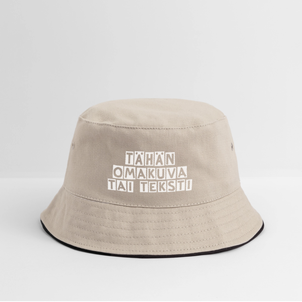 Kalastajanhattu omalla kuvalla - khaki/musta
